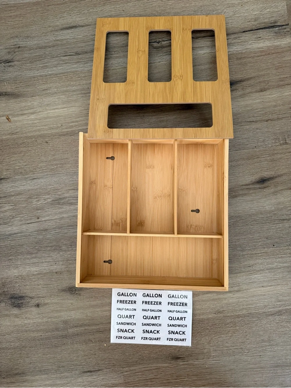 SpaceAid natural bamboo
